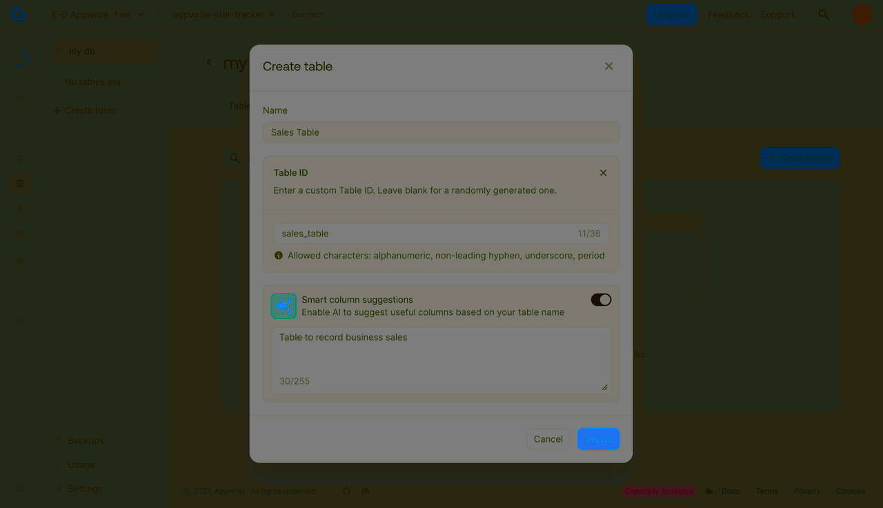 Enable AI suggestions