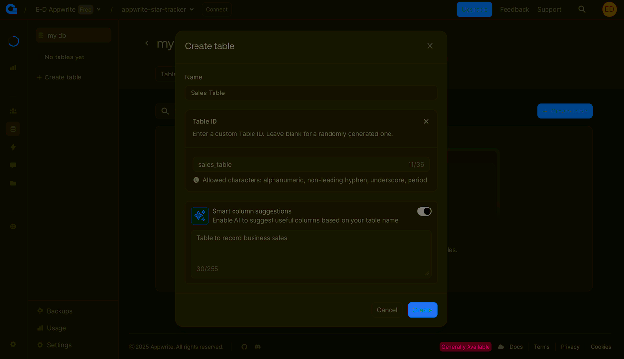 Enable AI suggestions