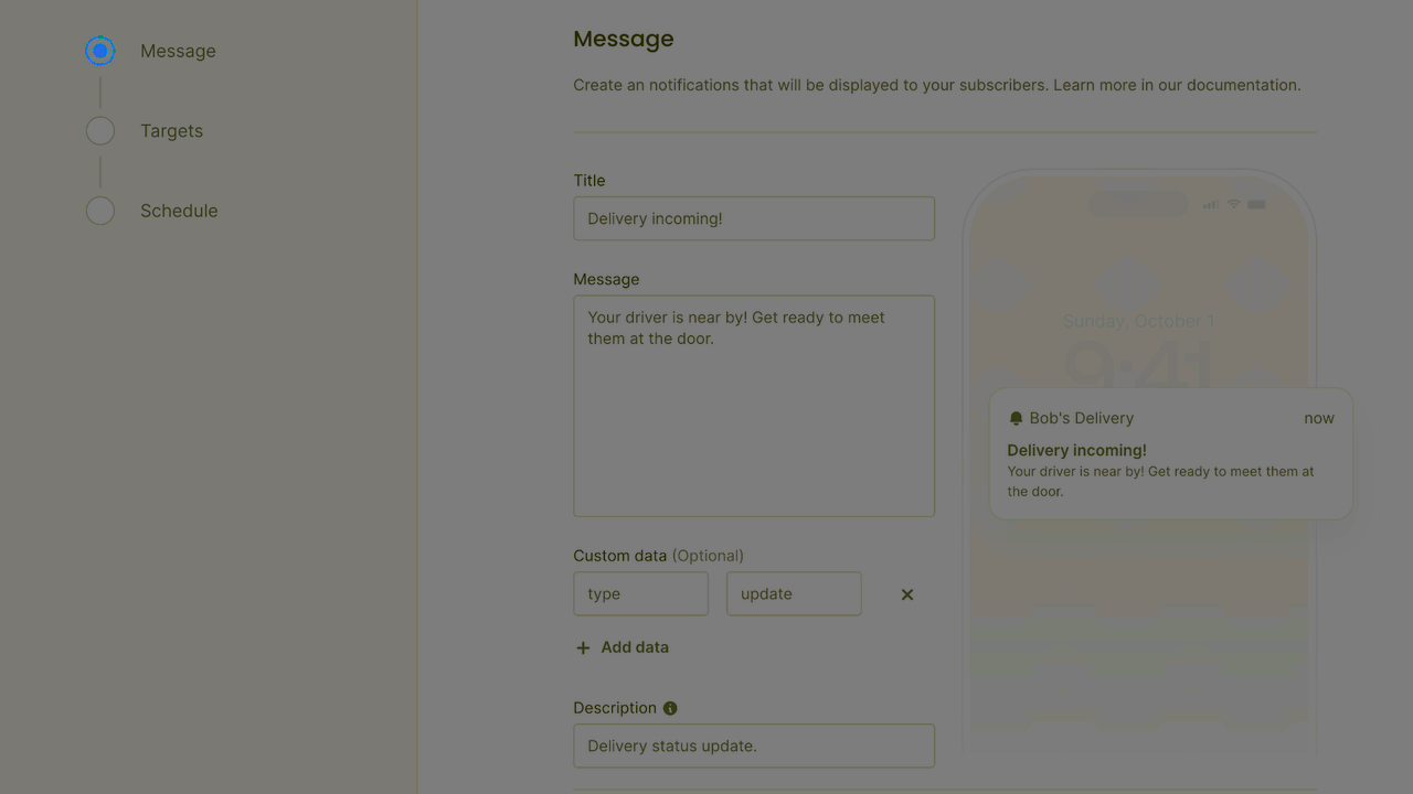 Create email message